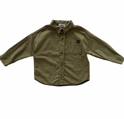 Olive Check shirt