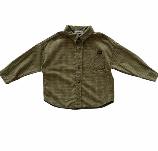 Olive Check shirt