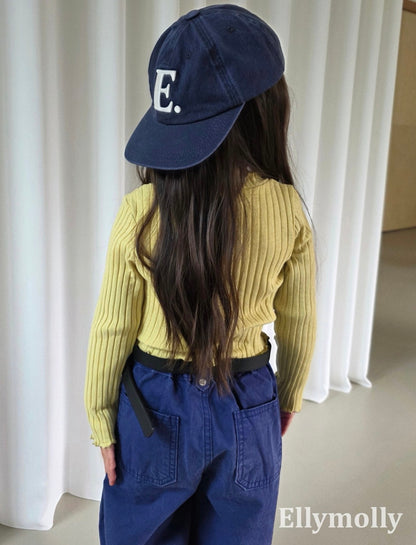 Initial Cap navy