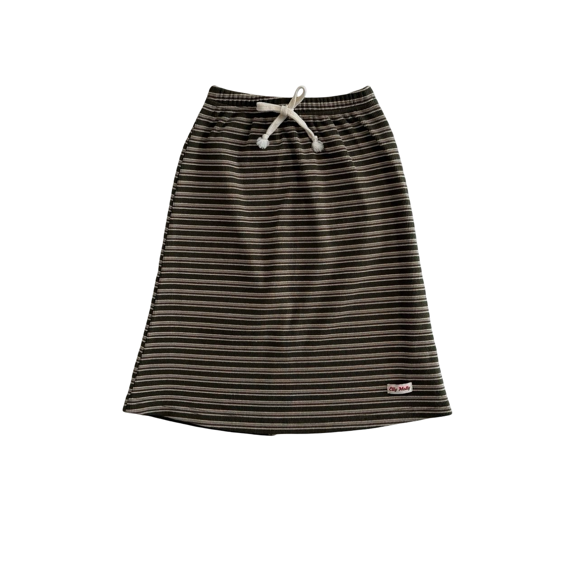 Stripe Midi Skirt