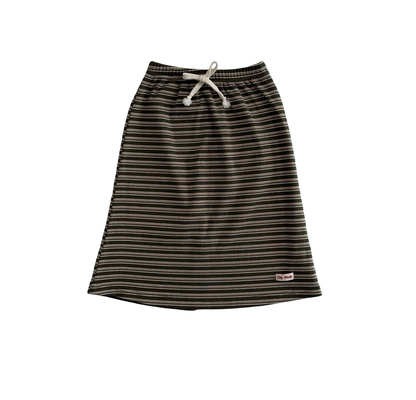 Stripe Midi Skirt