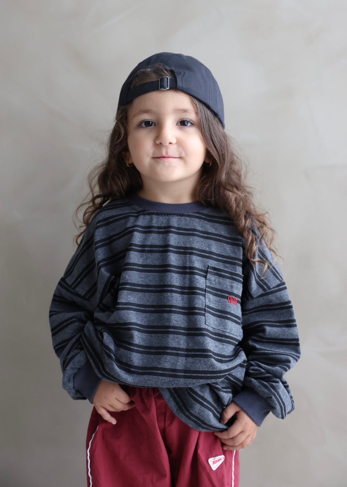 Stripe sweater black